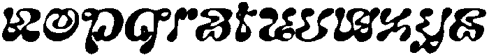 CS Olander Drawn Italic otf (400) Font LOWERCASE