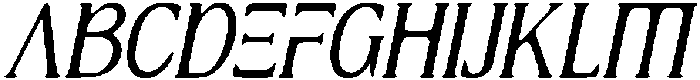 CS Olivera Drawn Italic otf (400) Font UPPERCASE