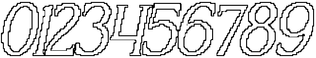 CS Olivera Pixel Outline otf (400) Font OTHER CHARS