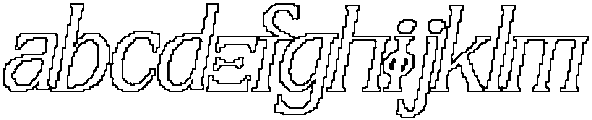 CS Olivera Pixel Outline otf (400) FONT