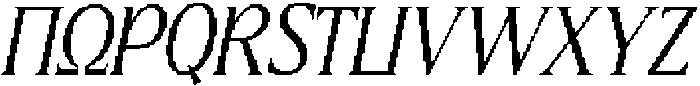 CS Olivera Pixel Regular otf (400) Font UPPERCASE