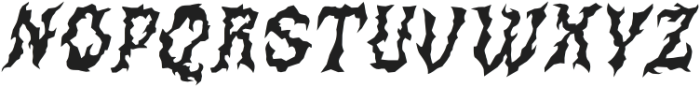 CS Omerta Italic otf (400) Font LOWERCASE