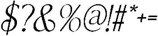 CS Origine Italic otf (400) Font OTHER CHARS