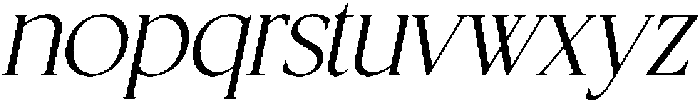 CS Origine Italic otf (400) Font LOWERCASE