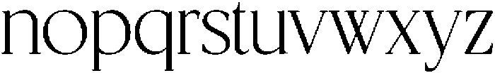 CS Origine Regular otf (400) Font LOWERCASE