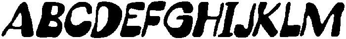 CS Oscar Drawn Italic otf (400) Font UPPERCASE