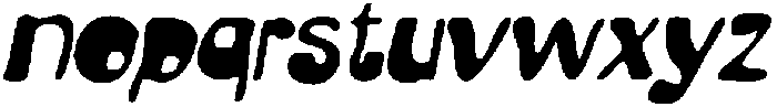 CS Oscar Drawn Italic otf (400) Font LOWERCASE