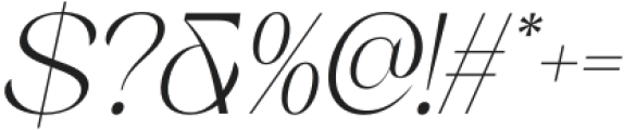 CS Parsite Italic otf (400) Font OTHER CHARS