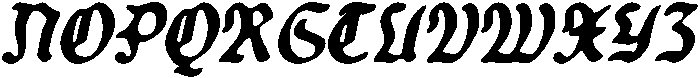 CS Pierson Drawn Italic otf (400) Font UPPERCASE
