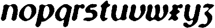 CS Pierson Drawn Italic otf (400) Font LOWERCASE