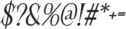 CS Praise Italic otf (400) Font OTHER CHARS