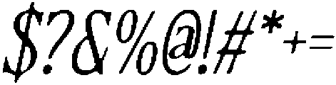 CS Qeisya Drawn Italic otf (400) Font OTHER CHARS
