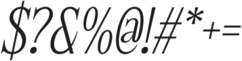 CS Qeisya Italic otf (400) Font OTHER CHARS