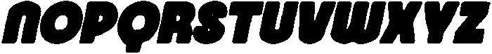 CS Qinetic Drawn Italic otf (400) Font UPPERCASE