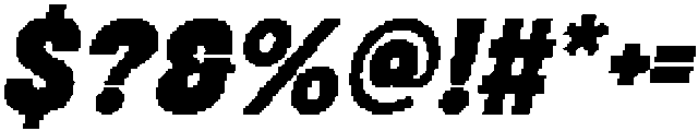 CS Qinetic Pixel Regular otf (400) Font OTHER CHARS