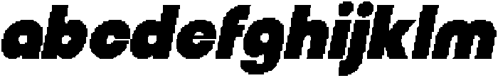 CS Qinetic Pixel Regular otf (400) Font LOWERCASE