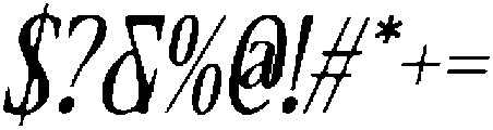 CS Quack Drawn Italic otf (400) Font OTHER CHARS