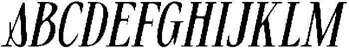 CS Quack Drawn Italic otf (400) Font UPPERCASE