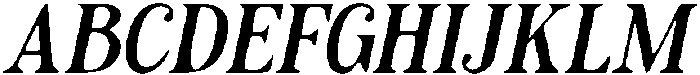 CS Quade Drawn Italic otf (400) Font UPPERCASE