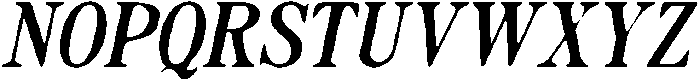 CS Quade Drawn Italic otf (400) Font UPPERCASE