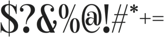 CS Quade Regular otf (400) Font OTHER CHARS