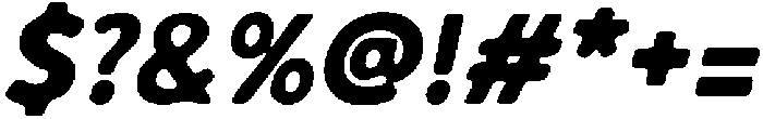 CS Quartic Drawn Italic otf (400) Font OTHER CHARS