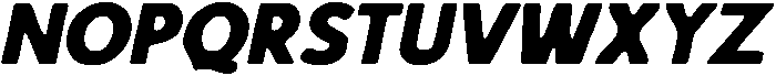 CS Quartic Drawn Italic otf (400) Font UPPERCASE