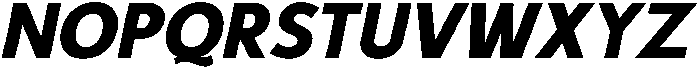 CS Quartic Italic otf (400) Font UPPERCASE