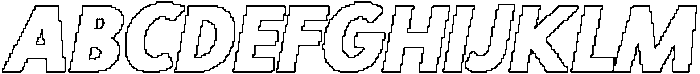CS Quartic Pixel Outline otf (400) Font