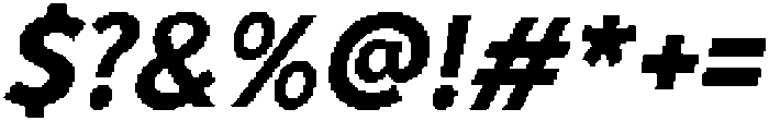CS Quartic Pixel Regular otf (400) Font OTHER CHARS