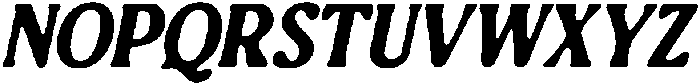 CS Quera Drawn Italic otf (400) Font UPPERCASE