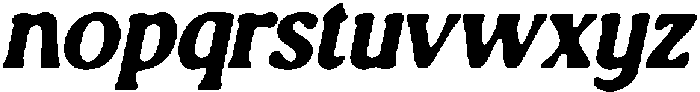 CS Quera Drawn Italic otf (400) Font LOWERCASE