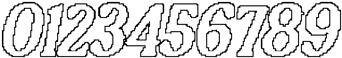 CS Quera Pixel Outline otf (400) Font OTHER CHARS