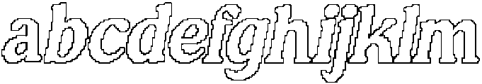 CS Quera Pixel Outline otf (400) FONT