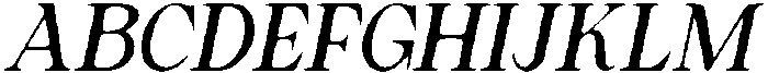 CS Quest Drawn Italic otf (400) Font UPPERCASE