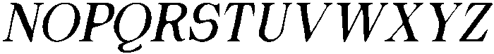 CS Quest Drawn Italic otf (400) Font UPPERCASE