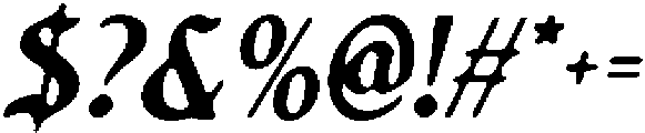 CS Quicker Drawn Italic otf (400) Font OTHER CHARS