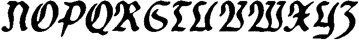 CS Quicker Drawn Italic otf (400) Font UPPERCASE