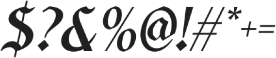 CS Quicker Italic otf (400) Font OTHER CHARS
