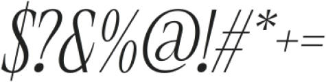 CS Quinary Italic otf (400) Font OTHER CHARS