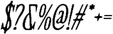 CS Quinate Drawn Italic otf (400) Font OTHER CHARS