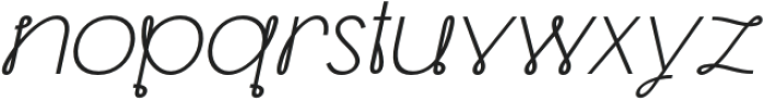 CS Quince Italic otf (400) Font LOWERCASE