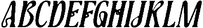 CS Quinoa Drawn Italic otf (400) Font UPPERCASE
