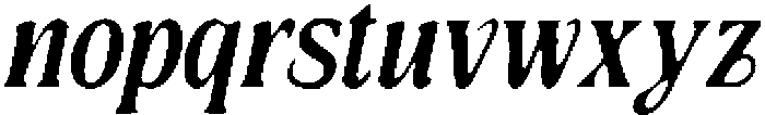 CS Quinoa Drawn Italic otf (400) Font LOWERCASE