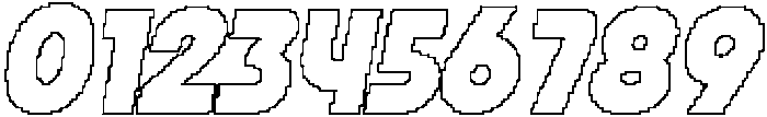 CS Quinta Pixel Outline otf (400) Font OTHER CHARS