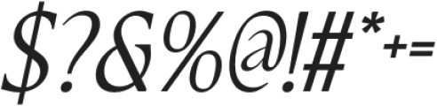 CS Quinzel Italic otf (400) Font OTHER CHARS