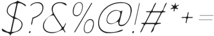CS Quipster Drawn Italic otf (400) Font OTHER CHARS