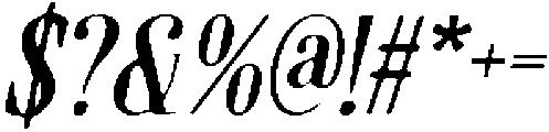 CS Quitos Drawn Italic otf (400) Font OTHER CHARS