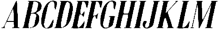 CS Quitos Drawn Italic otf (400) Font UPPERCASE