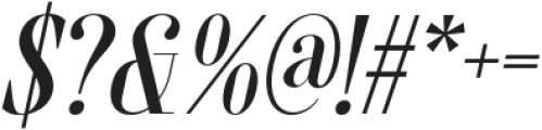 CS Quitos Italic otf (400) Font OTHER CHARS
